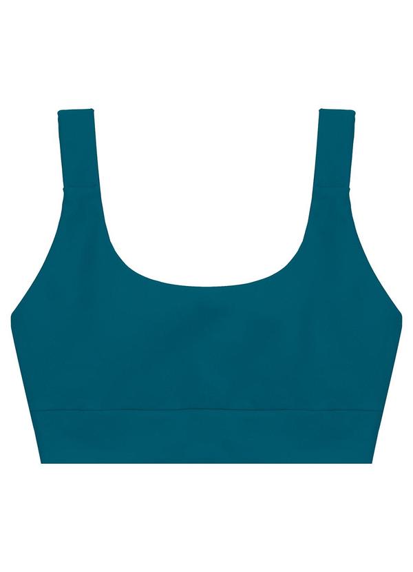 Enfim - Top Regata com Refletivo Active Verde Turquesa 1