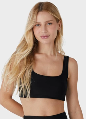 Enfim - Top Regata Conforto Dry Active Preto - ENFIM