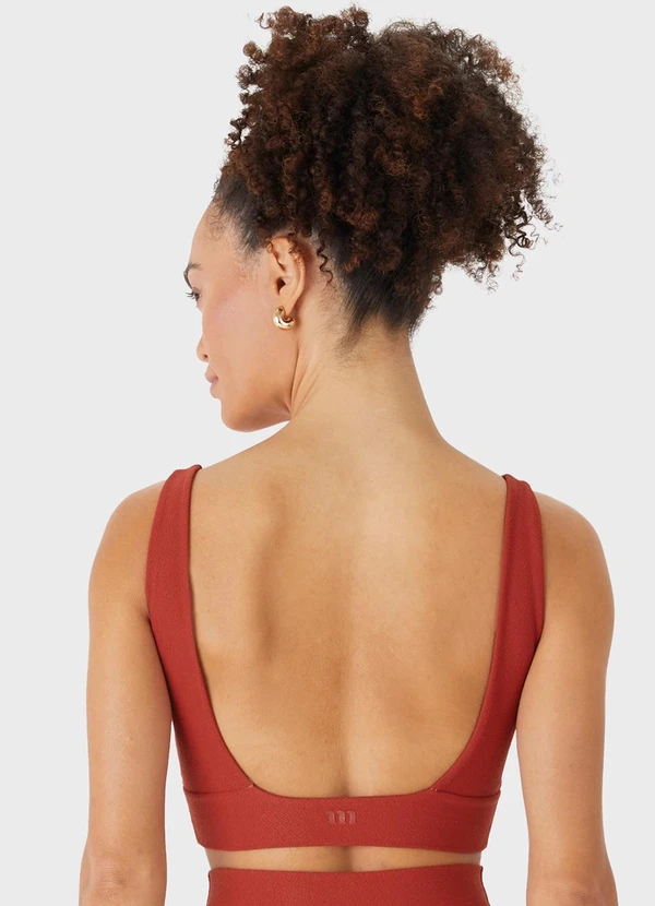 Malwee - Top Regata Creponada Terracota 2
