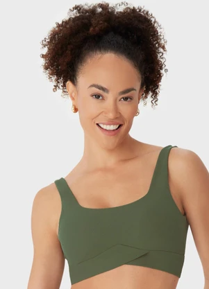 Malwee - Top Regata Creponada Verde Militar - MALWEE