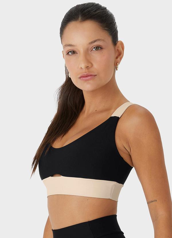 Enfim - Top Regata Cut Out Active Preto