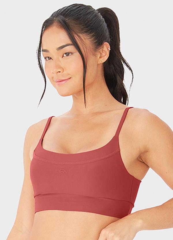 Enfim - Top Regata Cut Out Dry Active Laranja