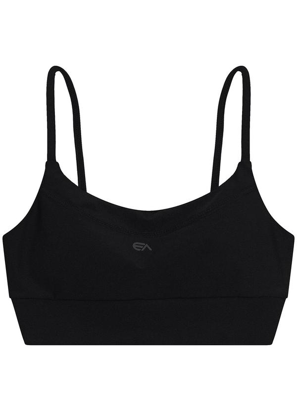 Enfim - Top Regata Cut Out Dry Active Preto