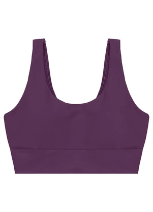 Enfim - Top Regata Dry com Refletivo Active Roxo - ENFIM