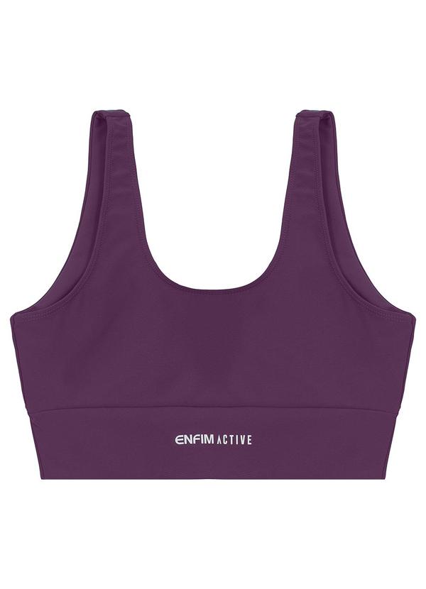 Enfim - Top Regata Dry com Refletivo Active Roxo 2