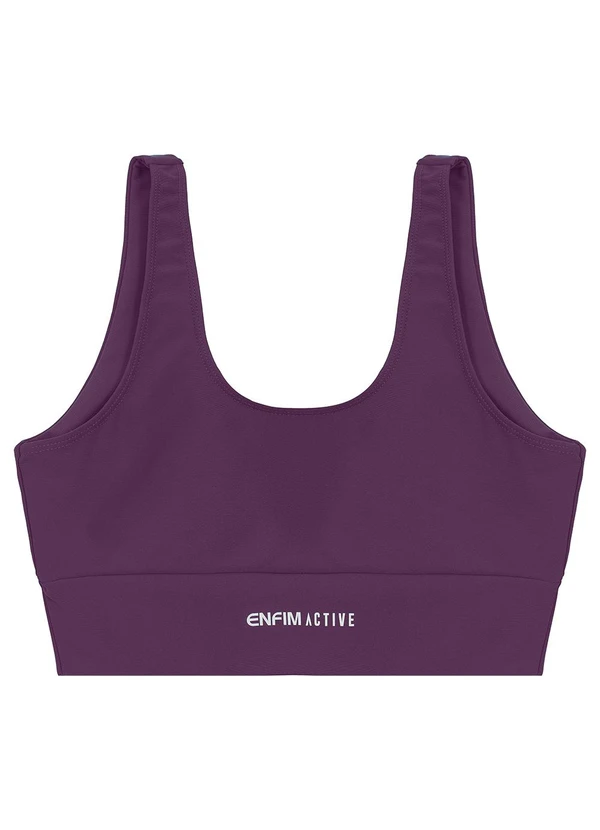 Enfim - Top Regata Dry com Refletivo Active Roxo 2