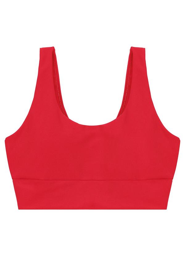 Enfim - Top Regata Dry com Refletivo Active Vermelho
