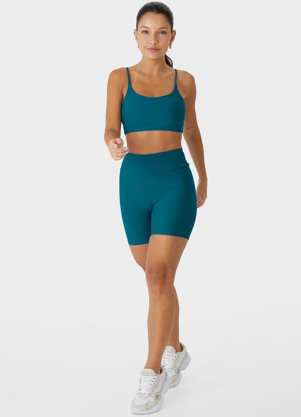 Enfim - Top Regata Duplo com Refletivo Active Verde Turqu 3