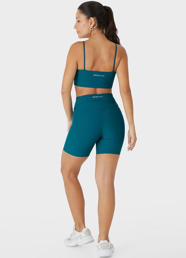 Enfim - Top Regata Duplo com Refletivo Active Verde Turqu 4