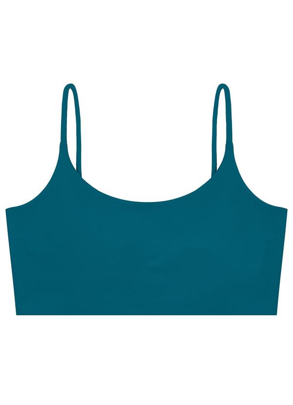 Enfim - Top Regata Duplo com Refletivo Active Verde Turqu 5