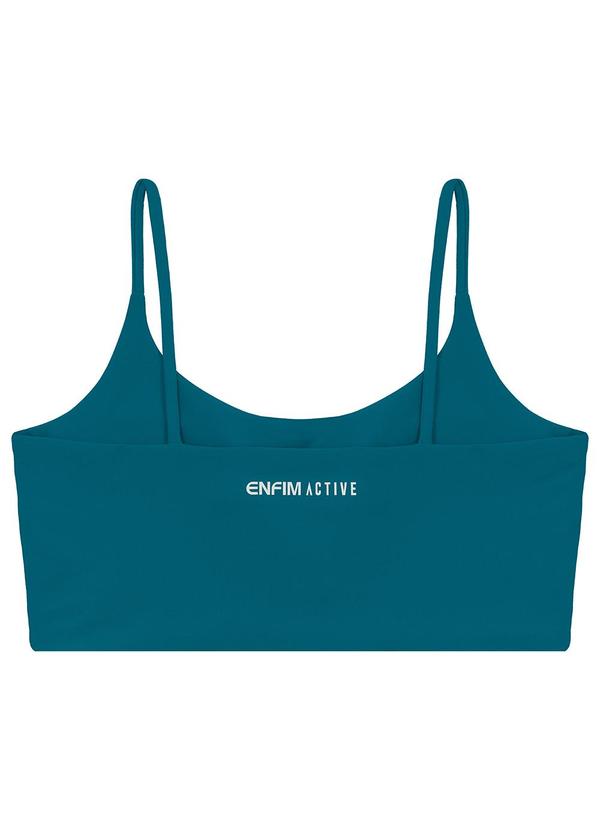 Enfim - Top Regata Duplo com Refletivo Active Verde Turqu 6