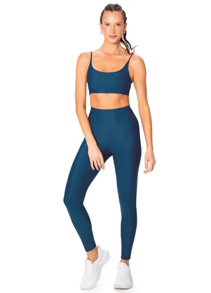 Malwee - Top Regata Duplo Malha Uv Active Azul Petróleo - MALWEE