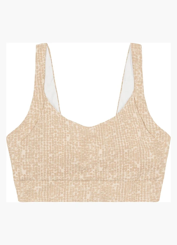 Enfim - Top Regata Geométrico Dry Active Areia 7