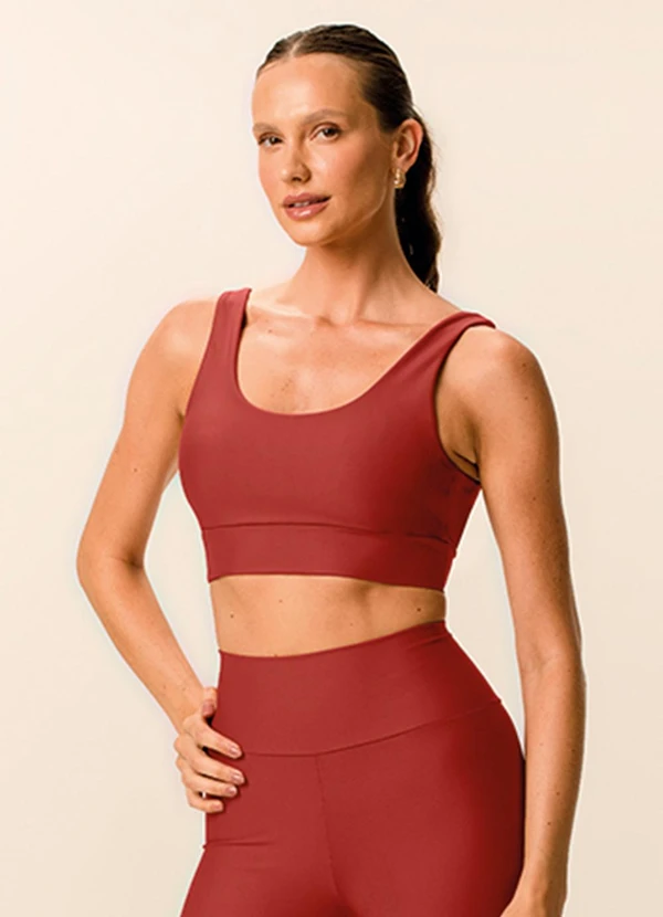 Malwee - Top Regata Malha Uv Active Terracota