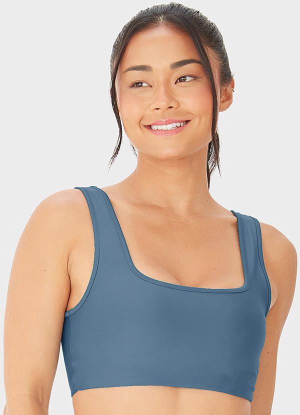 Enfim - Top Regata Recicle Active Azul