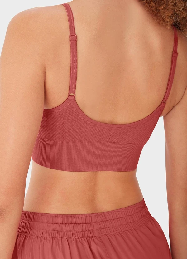 Enfim - Top Regata Seamless Active Laranja 2