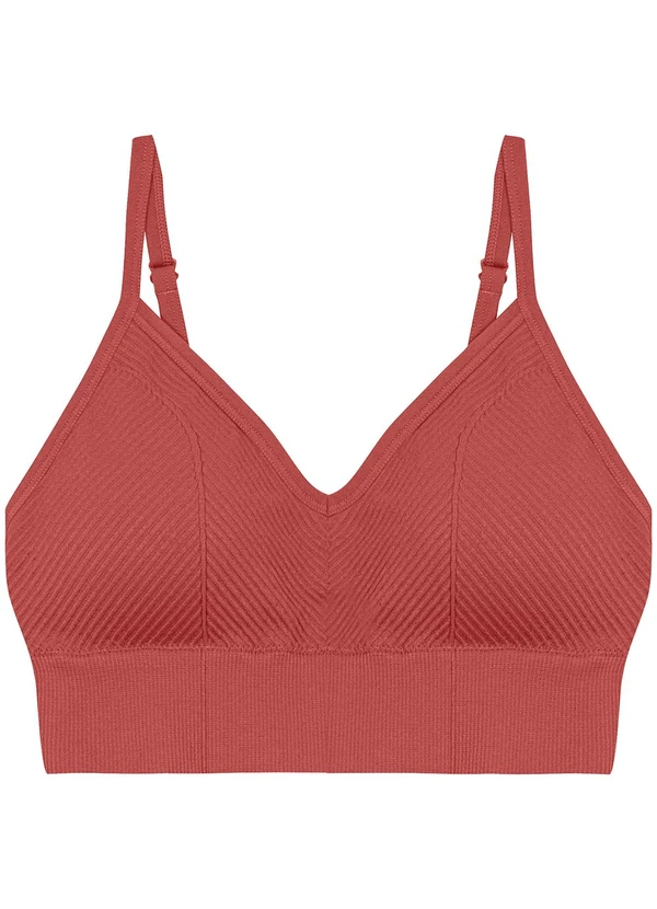 Enfim - Top Regata Seamless Active Laranja 4