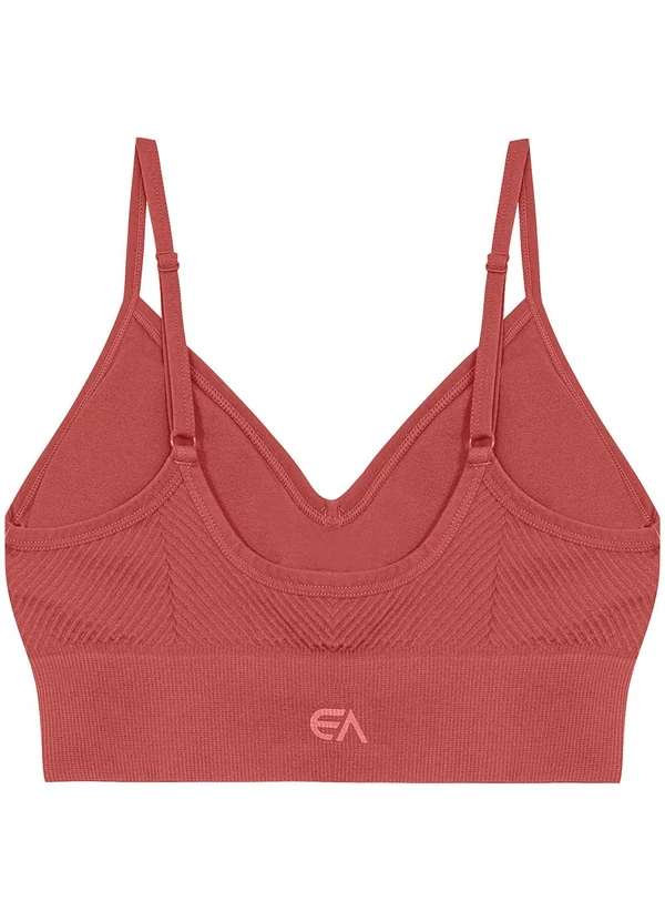 Enfim - Top Regata Seamless Active Laranja 5