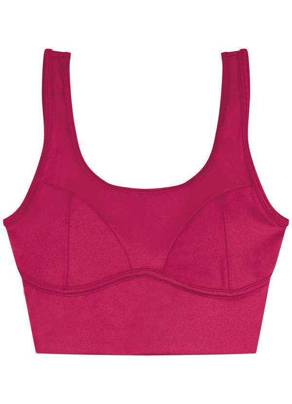 Enfim - Top Rosa Escuro Alongado Uv50+ Active