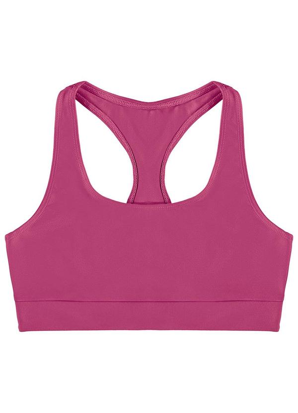 Enfim - Top Rosa Escuro Nadador Recicle Uv