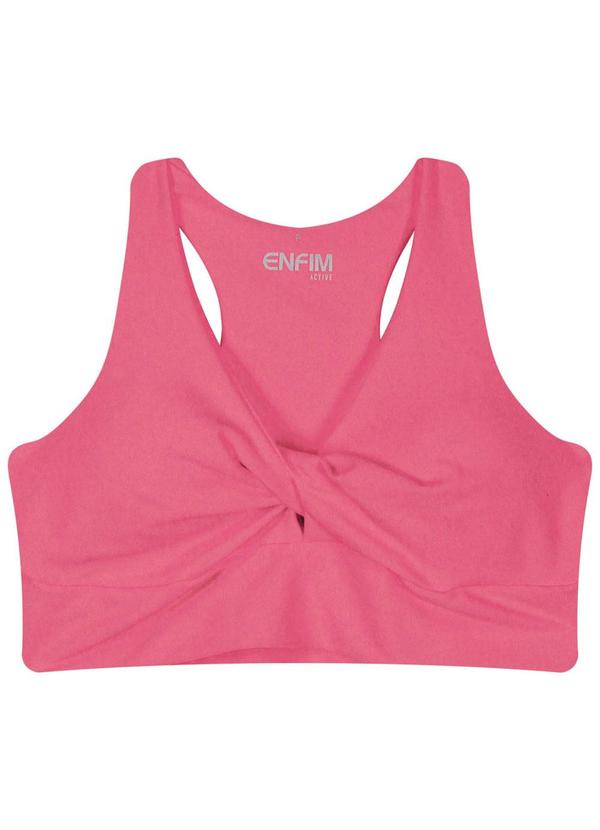 Enfim - Top Rosa Nadador com Torção Active 1