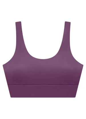 Enfim - Top Roxo Regata Malha Uv - ENFIM