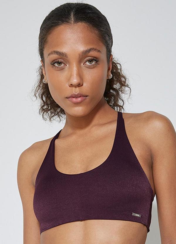Enfim - Top Strappy Dry Active Roxo