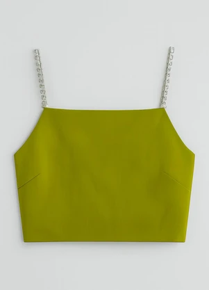 Carlota Costa - Top Strass Verde - CARLOTA COSTA