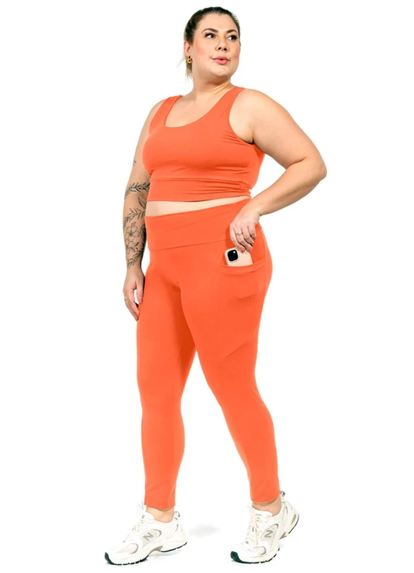 Cobertura - Top Suplex Feminino Laranja 2