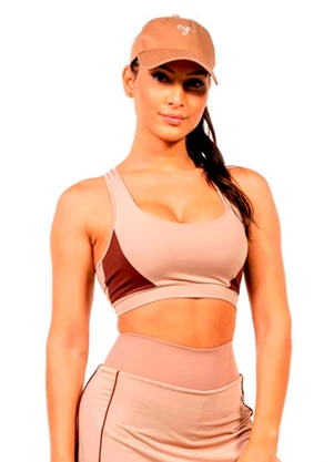 Cobertura - Top Suplex Feminino Marrom - COBERTURA