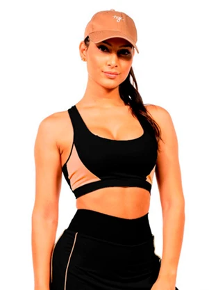 Cobertura - Top Suplex Feminino Preto - COBERTURA