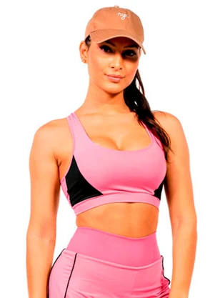 Cobertura - Top Suplex Feminino Rosa  - COBERTURA