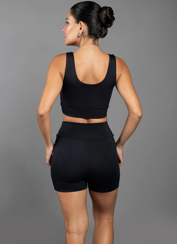 Everfit - Top Venus Recorte Princesa Preto 4