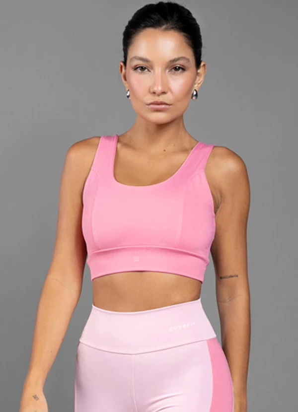Everfit - Top Venus Recorte Princesa Rosa