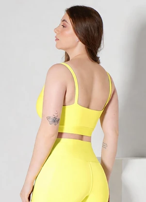 Hay Fit - Top Vicky Amarelo Flauta - HAY FIT