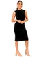 Cobertura - Vestido Regata Midi Básico  Preto - variação: Preto