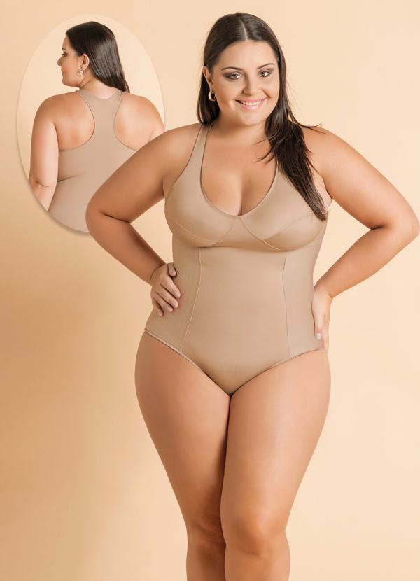 Alma Dolce - Body Modelador Plus Size Chocolate
