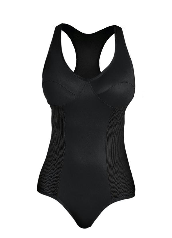 Alma Dolce - Body Preto Modelo Nadador 4
