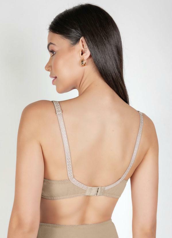 Outlet - Sutiã Chocolate com Alças Largas 2