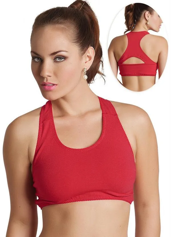 Alma Dolce - Top Estilo Nadador Vermelho