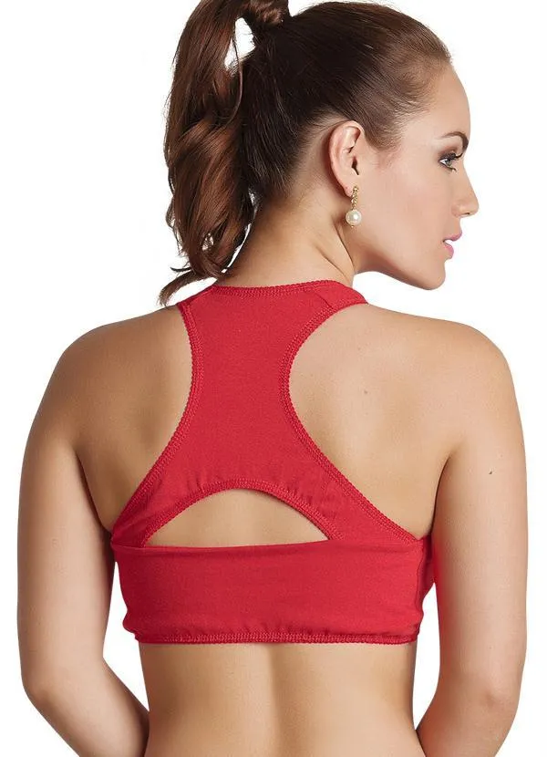 Alma Dolce - Top Estilo Nadador Vermelho