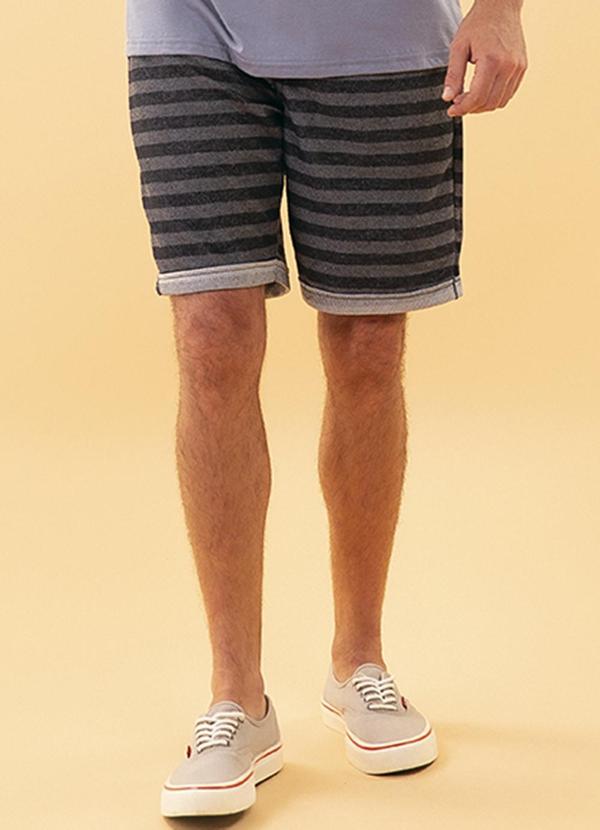 Soft Bonni - Bermuda Adulto Moletinho Preto