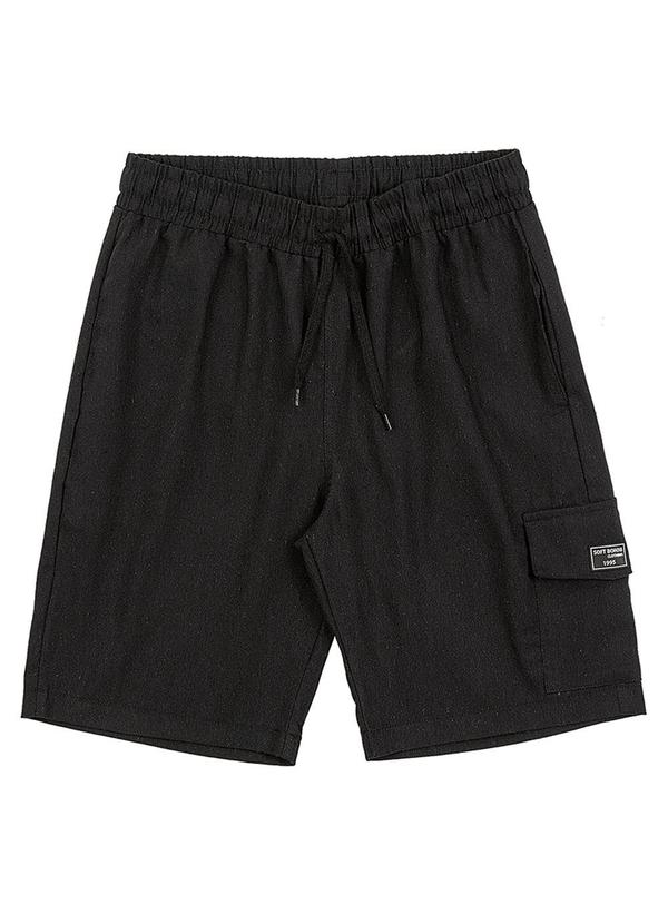 Soft Bonni - Bermuda Adulto Preto 2