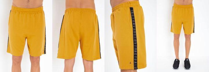 Bermuda Amarela com Bolsos e Elstico