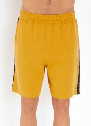 Multimarcas - Bermuda Amarela com Bolsos e Elástico - MULTIMARCAS