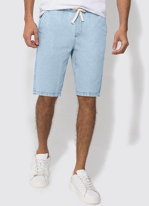 Enfim - Bermuda Azul Claro Chino Jeans