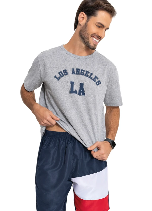 Moda Pop - Bermuda Azul Marinho em Tactel 7