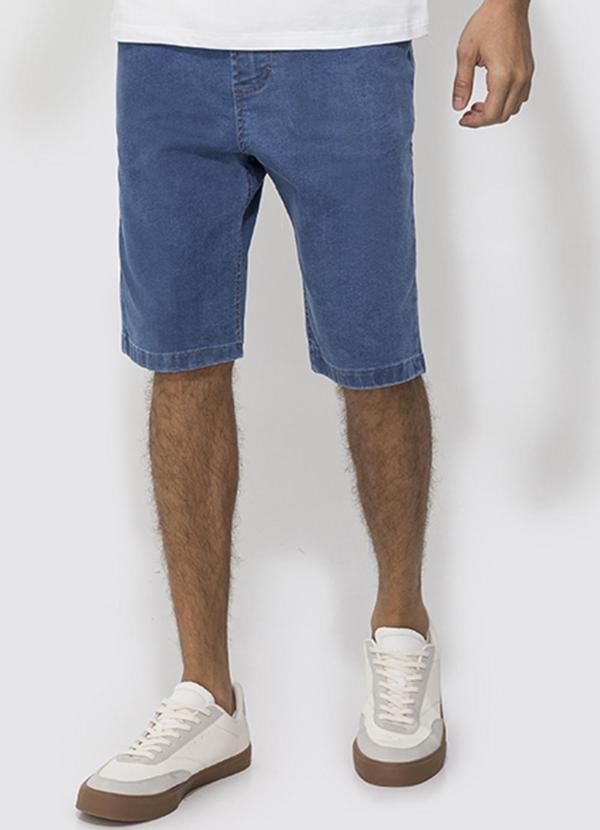 Enfim - Bermuda Azul Slim Jeans