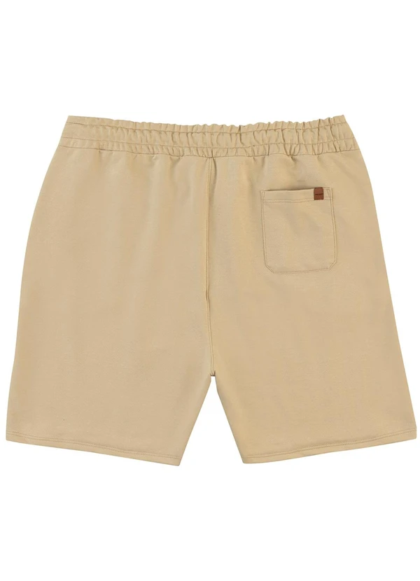 Malwee - Bermuda Básica em Moletom Cáqui 2