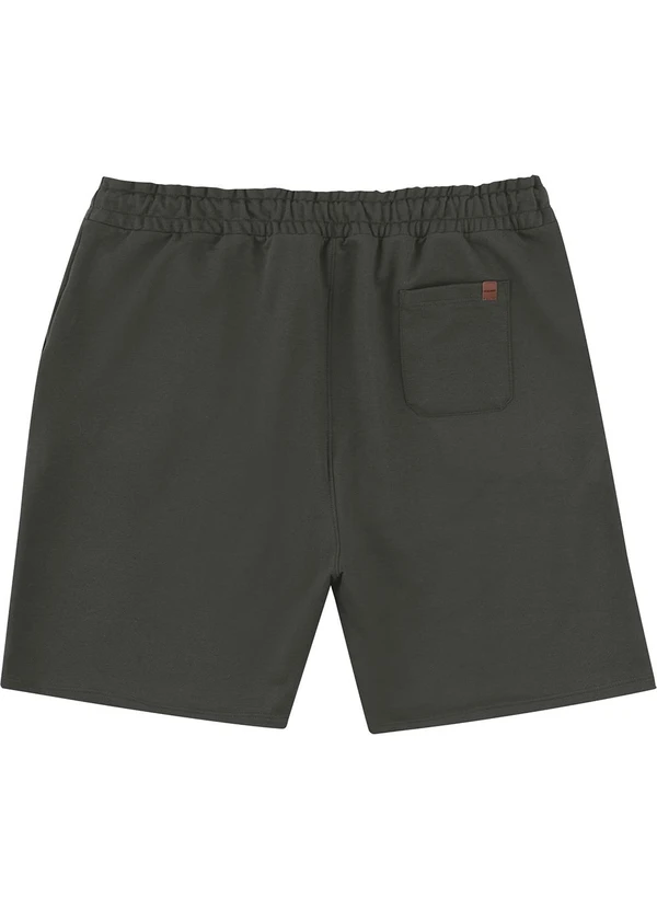 Malwee - Bermuda Básica em Moletom Cinza Grafite 4